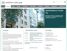 Tablet Screenshot of martinlaaksonhuolto.fi